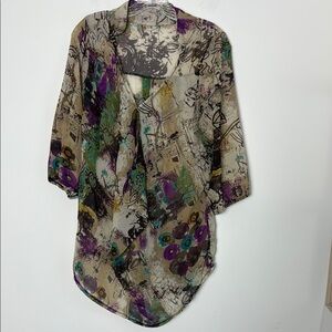 Abstract Print Women's Top